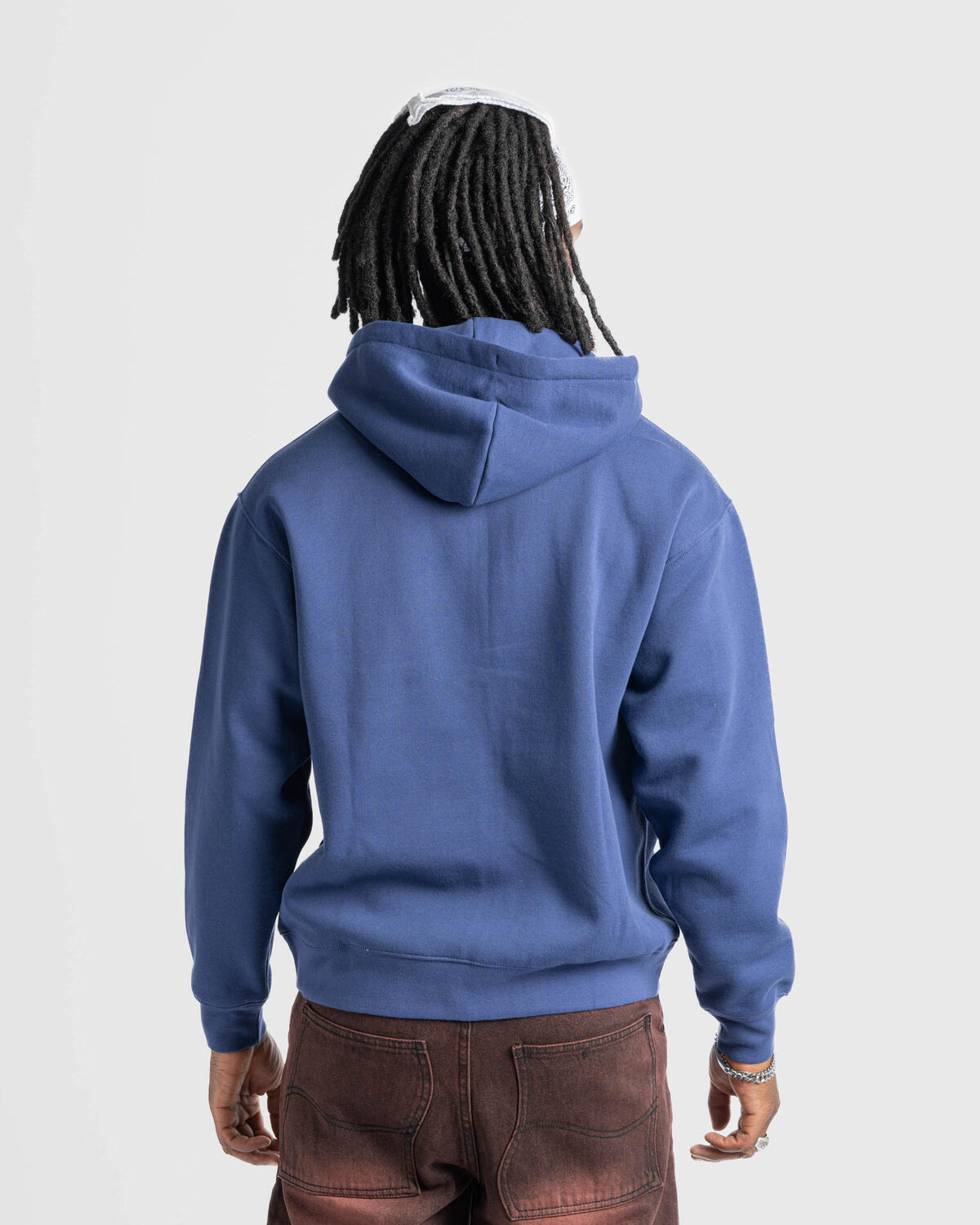 Dime Cursive Zip Hoodie | DIMEFA2425BLU | AFEW STORE